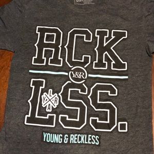 young & reckless small shirt